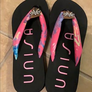 Brand new flip flops